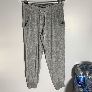 Gray drawstring joggers